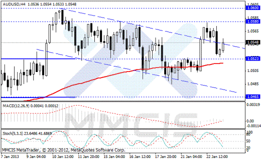 Forex Аналитика по парам EUR/USD, GBP/USD, AUD/USD, USD/JPY 23.01.2013