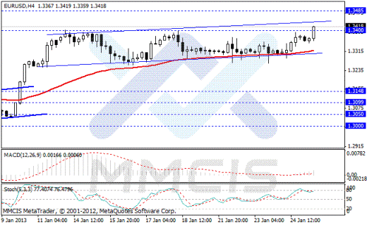 Forex Аналитика по парам EUR/USD, GBP/USD, AUD/USD, USD/JPY 25.01.2013