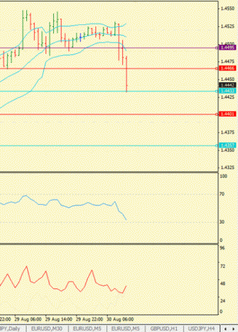 Forex : Определение потенциала тренда 30.08.2011